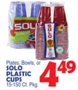 Bravo Supermarkets Plates, Bowls, or SOLO PLASTIC CUPS offer