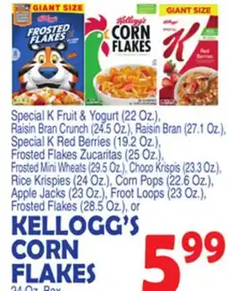 Bravo Supermarkets KELLOGG'S CORN FLAKES offer