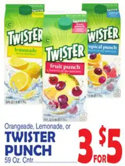 Bravo Supermarkets TWISTER PUNCH offer