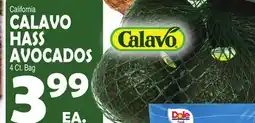 Bravo Supermarkets CALAVO HASS AVOCADOS offer