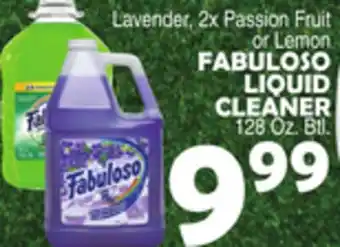 Bravo Supermarkets FABULOSO LIQUID CLEANER offer