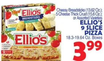 Bravo Supermarkets ELLIO'S 9 SLICE PIZZA offer