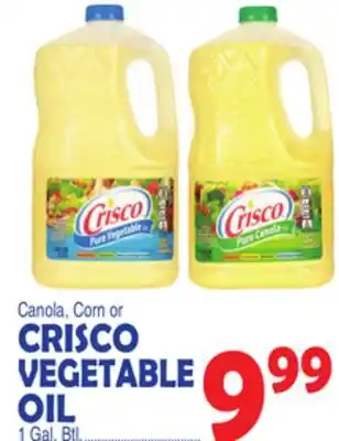 Bravo Supermarkets Canola, Corn or Crisco VEGETABLE OIL offer