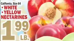 Bravo Supermarkets • WHITE • YELLOW NECTARINES offer