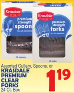 Bravo Supermarkets KRASDALE PREMIUM CLEAR FORKS offer