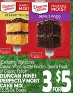 Bravo Supermarkets DUNCAN HINES PERFECTLY MOIST CAKE MIX offer