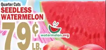 Bravo Supermarkets SEEDLESS WATERMELON offer