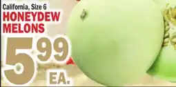 Bravo Supermarkets HONEYDEW MELONS offer
