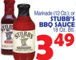 Bravo Supermarkets STUBB'S BBQ SAUCE offer