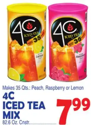 Bravo Supermarkets 4C ICED TEA MIX offer
