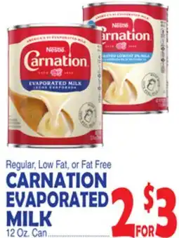 Bravo Supermarkets CARNATION EVAPORATED MILK offer