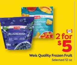 Weis Markets Weis Quality Frozen Fruit offer