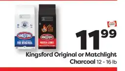 Weis Markets Kingsford Original or Matchlight Charcoal offer