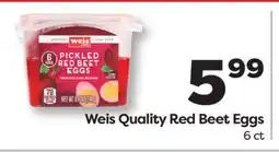 Weis Markets Weis Quality Red Beet Eggs offer