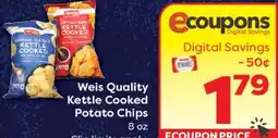 Weis Markets Weis Quality Kettle Cooked Potato Chips offer