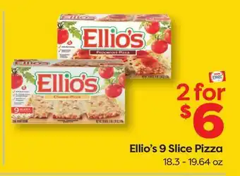 Weis Markets Ellio's 9 Slice Pizza offer