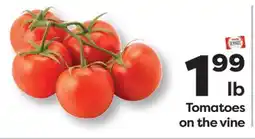 Weis Markets Tomatoes on the vine offer