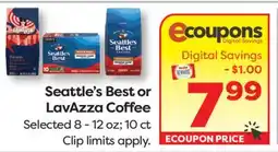 Weis Markets Seattle's Best or LavAzza Coffee offer