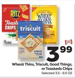 Weis Markets Wheat Thins, Triscuit, Good Things, or Toasteds Chips offer