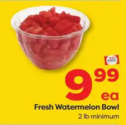 Weis Markets Fresh Watermelon Bowl offer