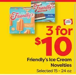 Weis Markets Friendly's Ice Cream Novelties offer