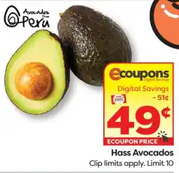 Weis Markets Hass Avocados offer