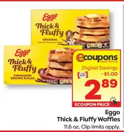 Weis Markets Eggo Thick & Fluffy Waffles offer