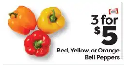 Weis Markets Red, Yellow, or Orange Bell Peppers offer