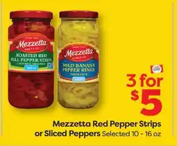 Weis Markets Mezzetta Red Pepper Strips or Sliced Peppers offer