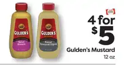 Weis Markets Gulden's Mustard offer
