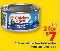 Weis Markets Chicken of the Sea Solid White Premium Tuna offer