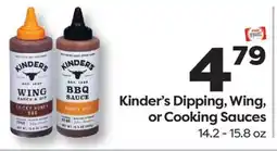 Weis Markets Kinder's Dipping, Wing, or Cooking Sauces offer