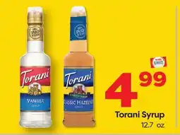 Weis Markets Torani Syrup offer