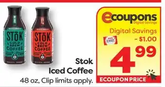 Weis Markets Stok Iced Coffee offer