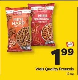 Weis Markets Weis Quality Pretzels offer