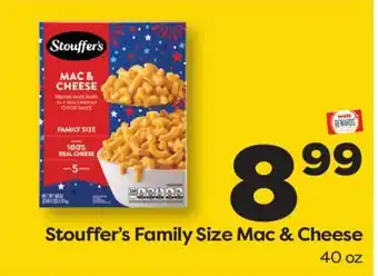 Weis Markets Stouffer's Family Size Mac & Cheese offer