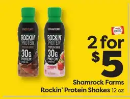 Weis Markets Shamrock Farms Rockin' Protein Shakes 12 oz offer