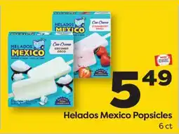 Weis Markets Helados Mexico Popsicles offer