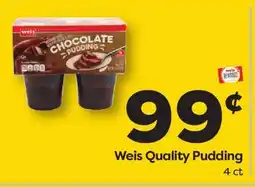 Weis Markets Weis Quality Pudding offer