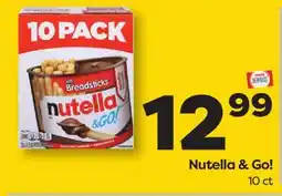 Weis Markets Nutella & Go! offer