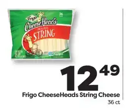 Weis Markets Frigo CheeseHeads String Cheese offer