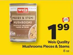 Weis Markets Weis Quality Mushrooms Pieces & Stems offer