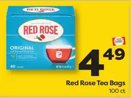 Weis Markets Red Rose Tea Bags offer