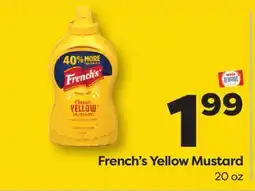 Weis Markets French's Yellow Mustard offer