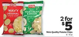 Weis Markets Weis Quality Potato Chips offer