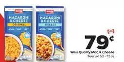 Weis Markets Weis Quality Mac & Cheese offer