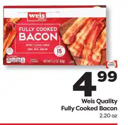 Weis Markets Weis Quality Fully Cooked Bacon offer