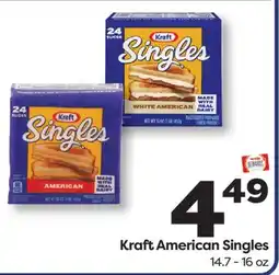 Weis Markets Kraft American Singles offer