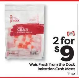 Weis Markets Weis Fresh from the Dock Imitation Crab Meat offer