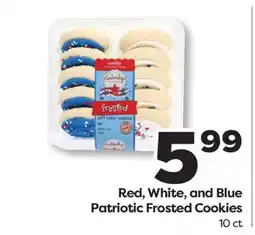 Weis Markets Red, White, and Blue Patriotic Frosted Cookies offer